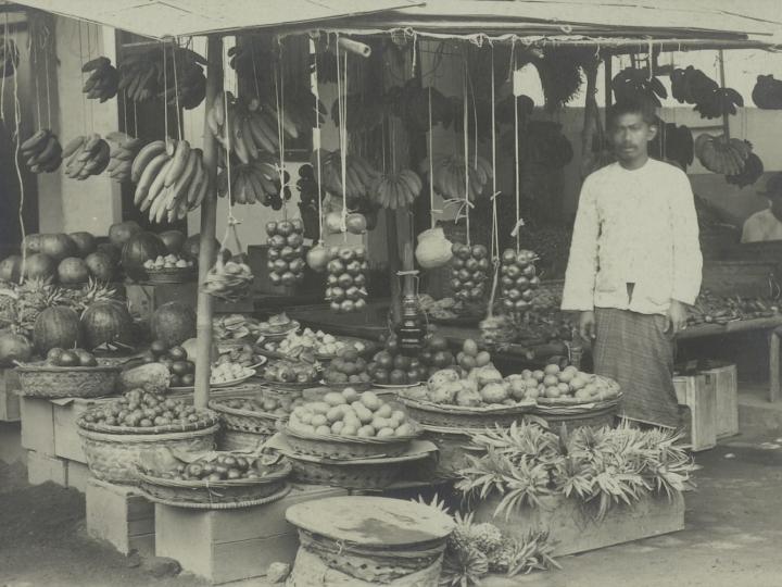 Vruchtenverkopers Jakarta